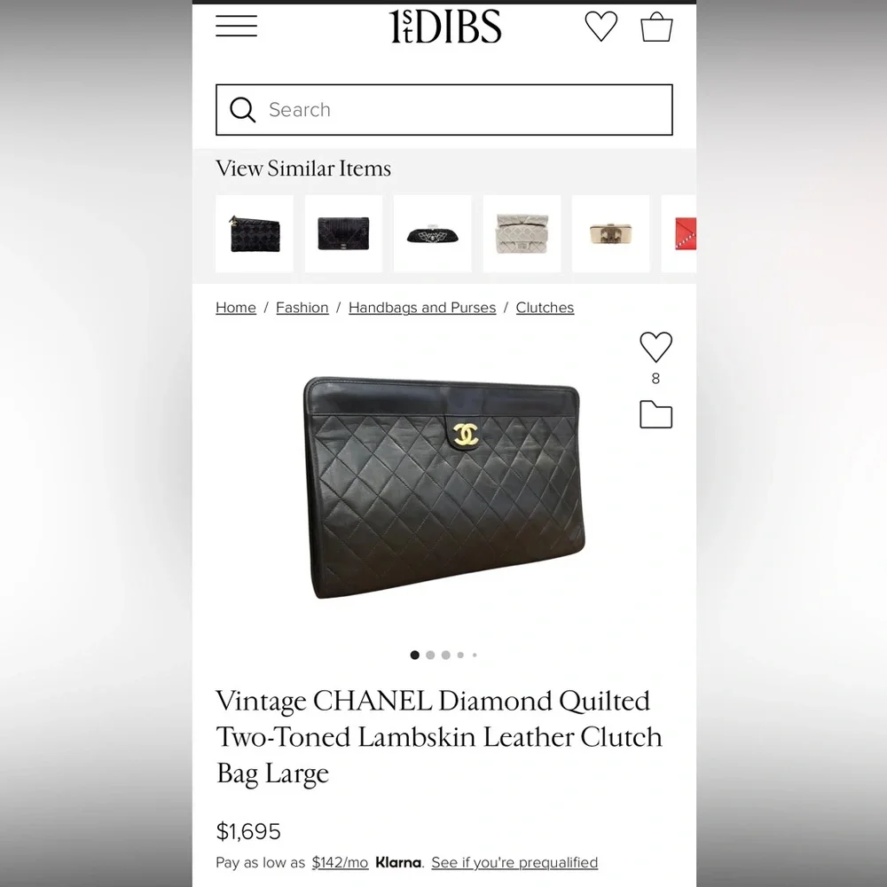 Sold!!🔥 Chanel Clutch W/ Chain - Picture 14 of 15